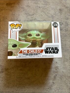 Funko Pop! The Child With Cup - Green and Tan Star Wars Figure (378)